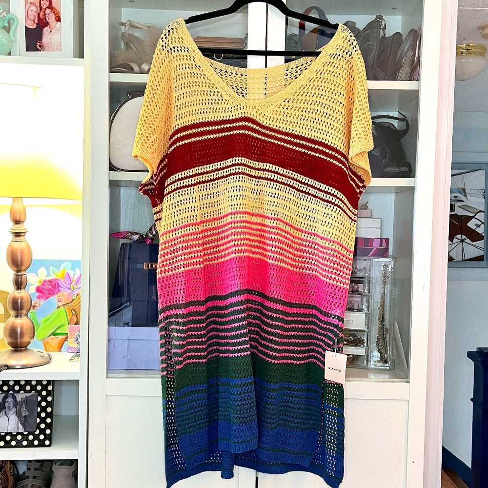 Colourful Crotchet Coverup Size 12